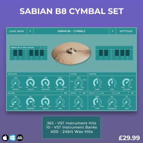 Sabian B8 Cymbal Set
