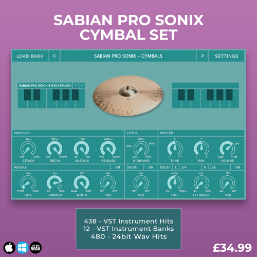 Sabian Pro Sonix Cymbal Set
