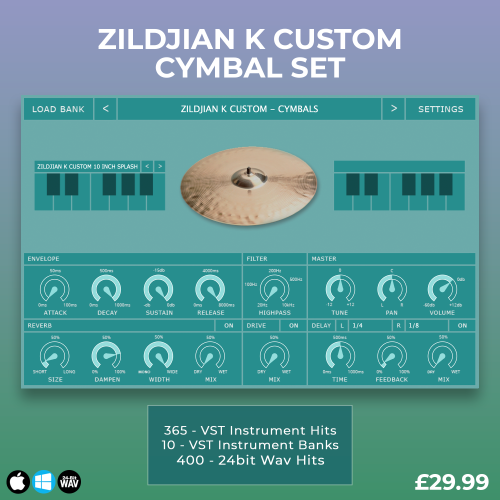 Zildjian K Custom Cymbal Set