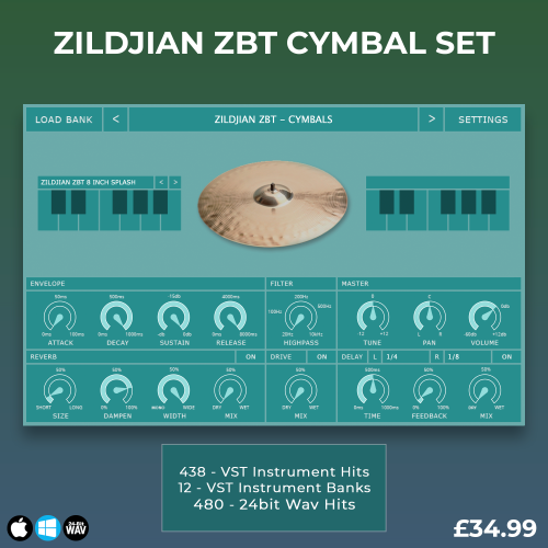 Zildjian ZBT Cymbal Set