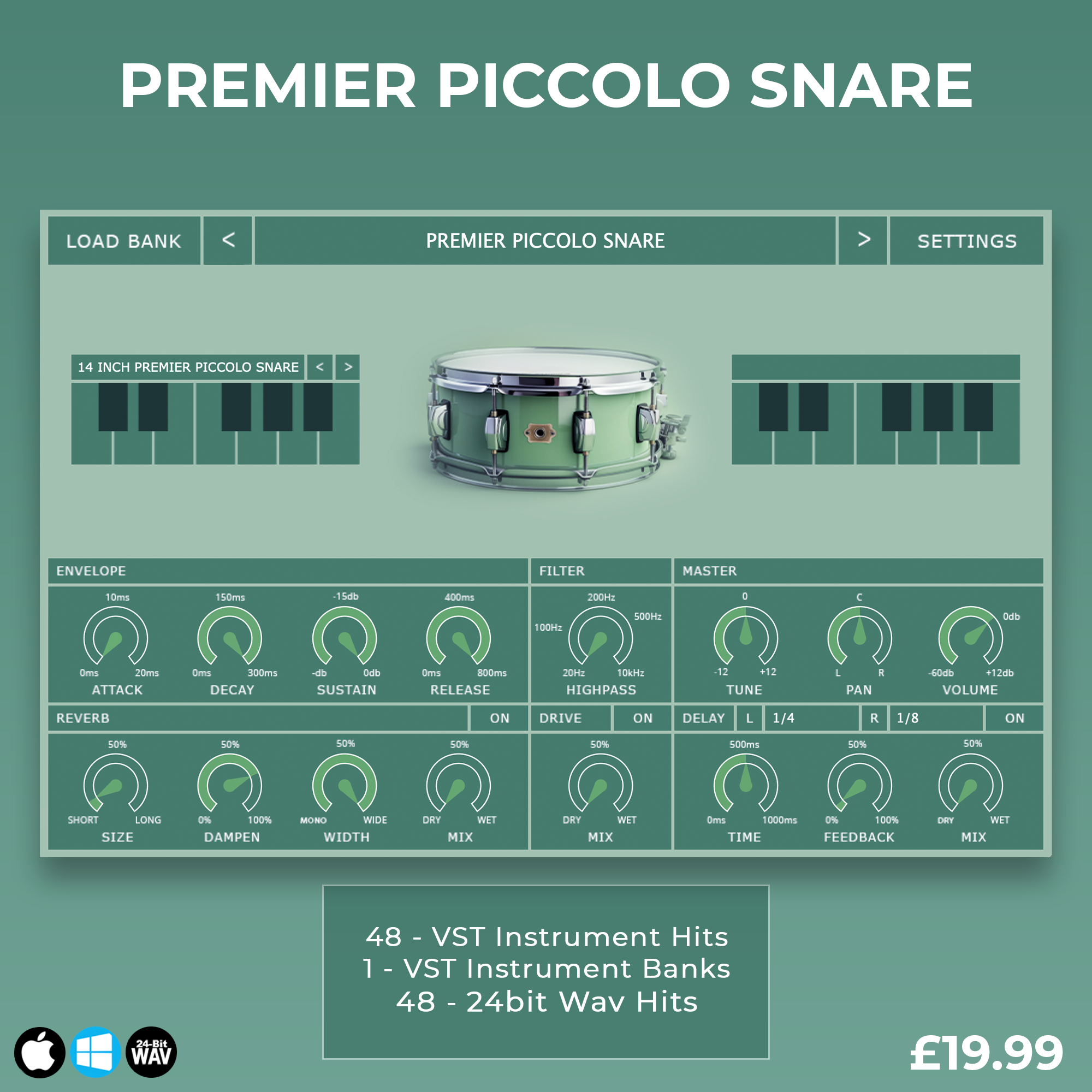 Premier-Piccolo-Snare-Main-Product-Image Premier-Piccolo-Snare-Main-Product-Image