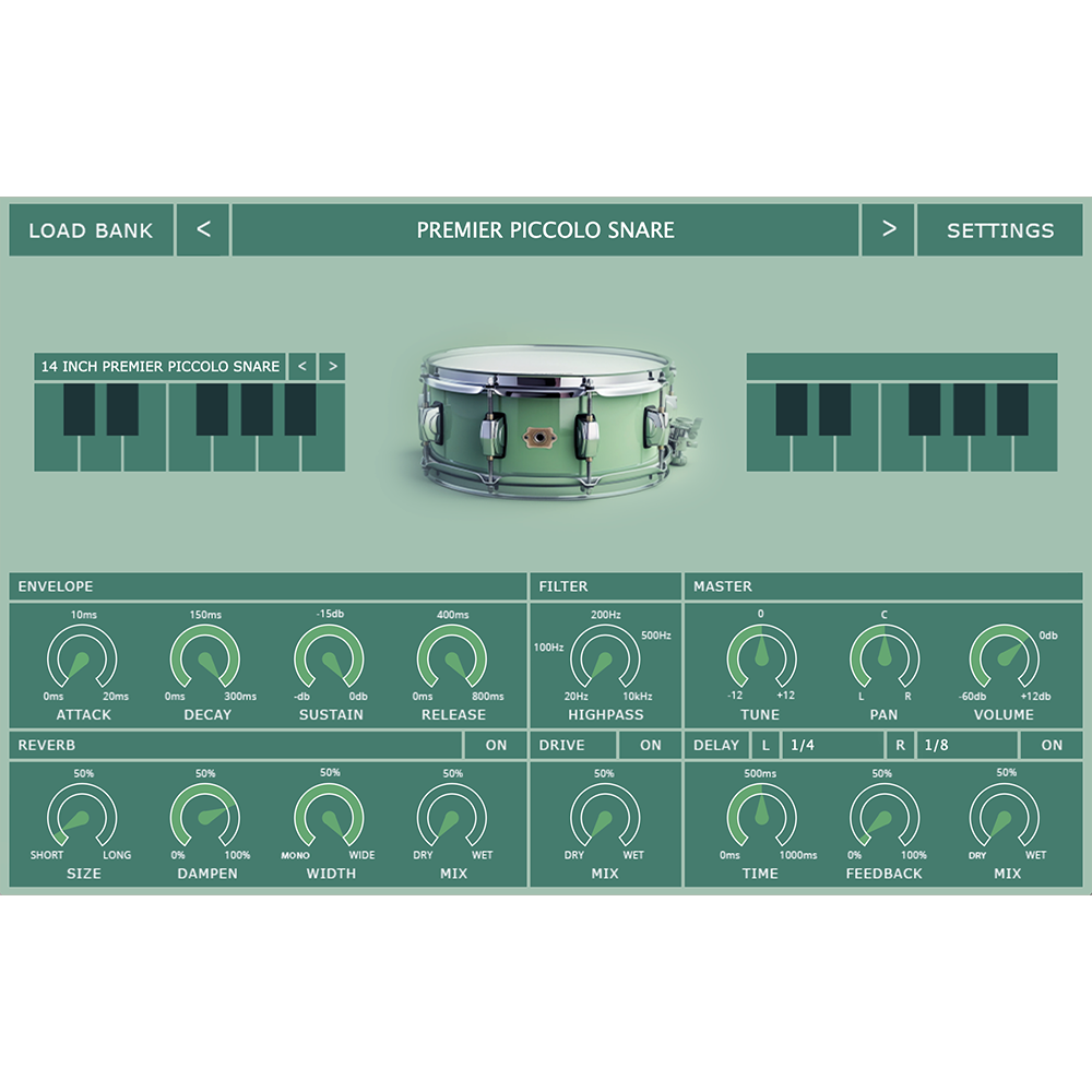Premier-Piccolo-Snare-Product-Image Premier-Piccolo-Snare-Product-Image